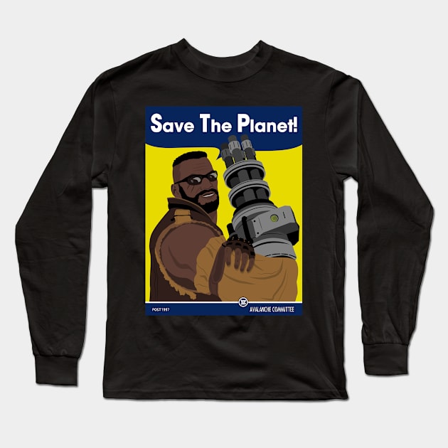 Save the planet Long Sleeve T-Shirt by Domichan